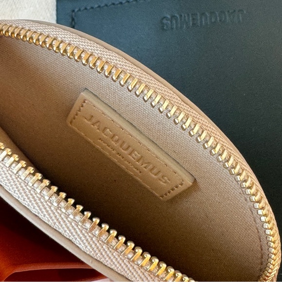 NWT Jacquemus 3 Piece Leather Wallet Le Porte Rond Carre Trio Cardholder Multi - Picture 8 of 16